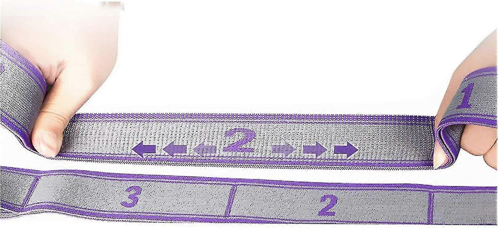 Yoga Stretching Band Yoga Stretch Strap/stretch Strap/exercise Band With 8 Loops/fitness Pilates Physiotherapy Stretch Strap/purple