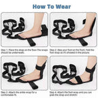 Yoga Stretching Strap for Physical Therapy, Non-Stretch Exercise Strap with Foot Loop for Pilates, Dance & Flexibility Training