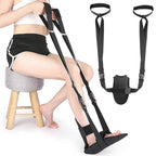 Foot and Calf Stretcher Stretching Strap Leg Stretch Strap Flexibility Stretch Bands for Exercise Black