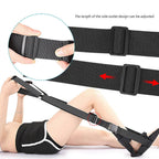 Foot and Calf Stretcher Stretching Strap Leg Stretch Strap Flexibility Stretch Bands for Exercise Black