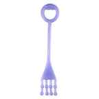 Toe Stretch Band Toe Stretching Strap Toe Training Band with Looped Dance Foot Leg Stretcher for Indoor Outdoor - Purple