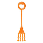 Toe Stretch Band Toe Stretching Strap Toe Training Band with Looped Dance Foot Leg Stretcher for Indoor Outdoor - Orange