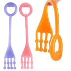 Toe Stretch Band Toe Stretching Strap Toe Training Band with Looped Dance Foot Leg Stretcher for Indoor Outdoor - Orange