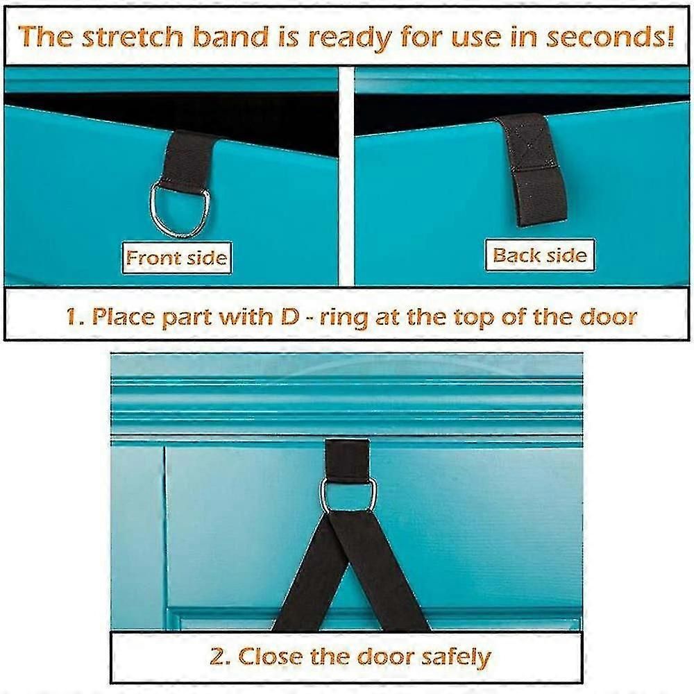 Leg Stretch Band - Easy Install on Door - Dance and Gymnastic Exercise Stretching Strap