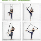 Leg Stretch Band - Easy Install on Door - Dance and Gymnastic Exercise Stretching Strap