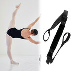 Yoga Strap Yoga Stretching Strap Premium Fitness Portable Exercise Dance - Black
