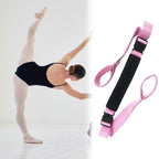 Yoga Strap Yoga Stretching Strap Premium Fitness Portable Exercise Dance - Pink