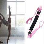 Yoga Strap Yoga Stretching Strap Premium Fitness Portable Exercise Dance - Pink