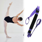 Yoga Strap Yoga Stretching Strap Premium Fitness Portable Exercise Dance - Purple