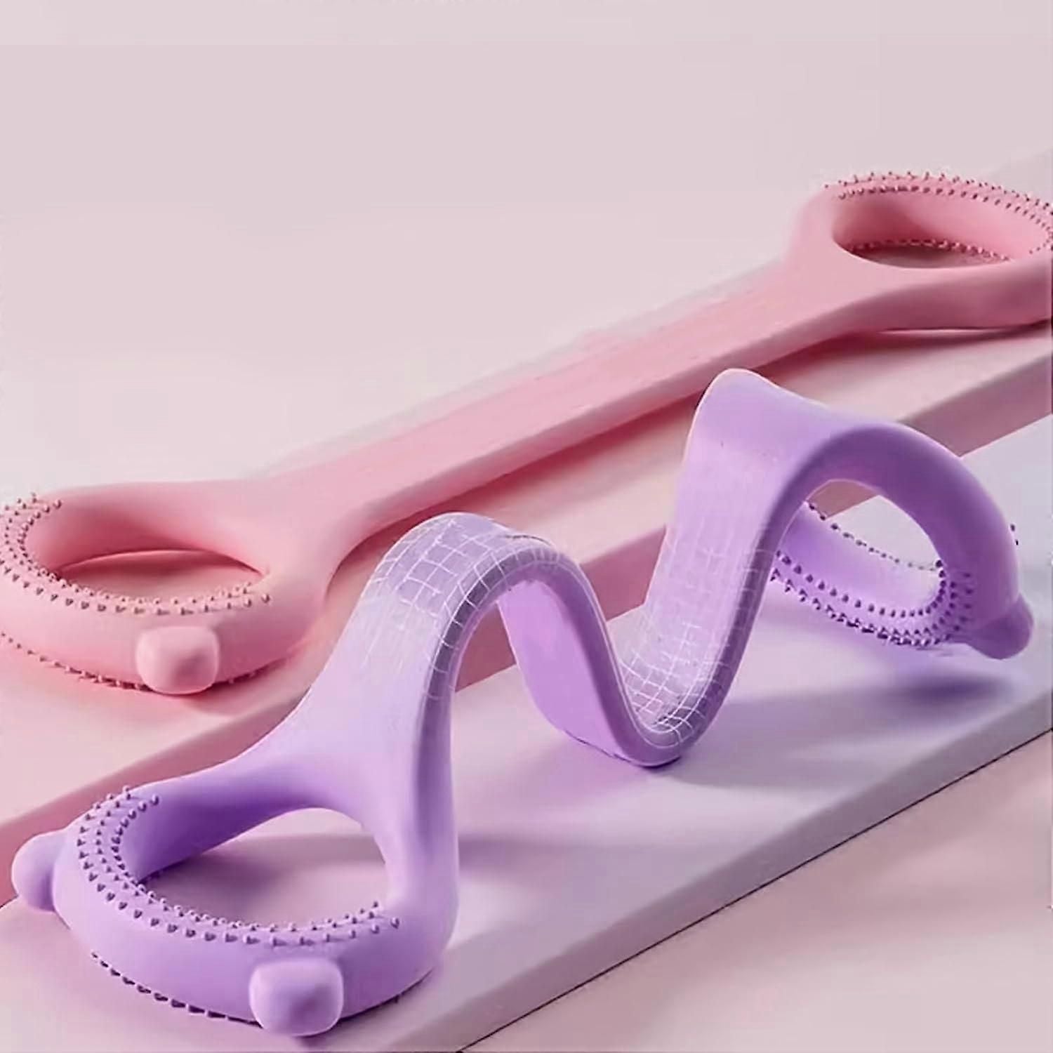 8 Shape Resistance Band for Shoulder and Back Stretch, Yoga Stretch Strap for Muscle Flexibility