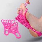 Yoga Stretching Belt Foot Stretcher Calf Tendonitis Ankle Strap Bands Yoga Stretch Strap Calf Leg Foot Stretcher - Pink