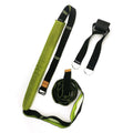 Yoga Strap for Stretching Multifunction Back Bend Assist Trainer Door Waist Back Leg Stretch Strap for Dancing Gym Green
