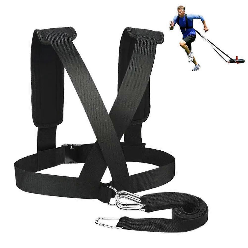 Resistance Band Sled Harness Stretching Strap for Running Strength Speed Agility Training