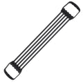 Chest Expander Removable Spring Exercise Arm Stretch Strap Tension Cord - Black