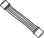 Chest Expander Removable Spring Exercise Arm Stretch Strap Tension Cord - Purple