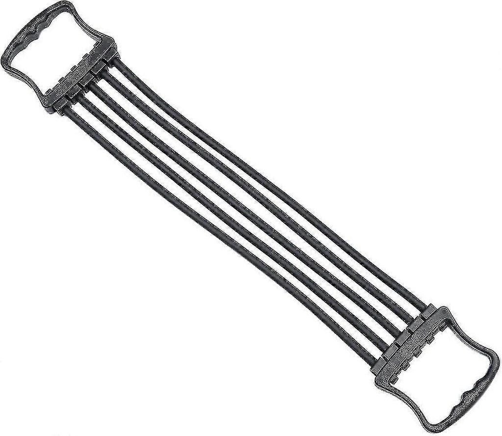 Chest Expander Removable Spring Exercise Arm Stretch Strap Tension Cord - Red