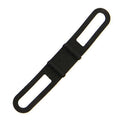 2pcs Bicycle Silicone Band High Stretch Silicone Straps Bicycle Fixing Straps - Black