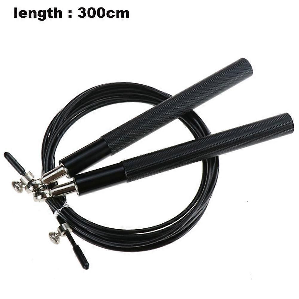 Adjustable Jump Rope with Aluminum Handles, Tangle-Free Ball Bearing Skipping Rope for Fitness Training - Green
