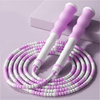 2.8m Student Jump Rope Adjustable Fitness Jumping Rope Bamboo Style Jump Rope for