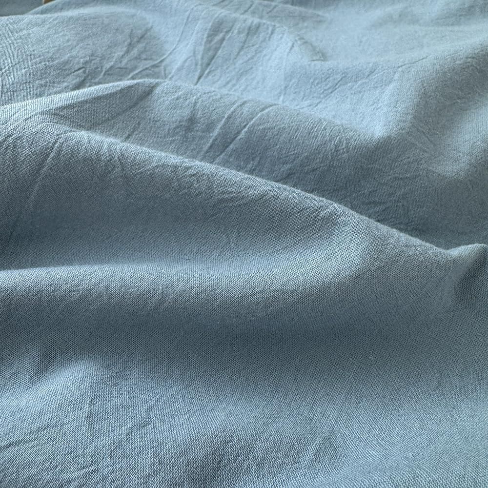 Hotel Soft Microfiber Duvet Cover Set-2000TC Quilt Cover Set & Pillowcases -1 Donna Cover Zipper Closure & 1 x Pillowcases-Breathable Bedding - Wrinkle, Fade, Stain Resistant(Ocean,Double)