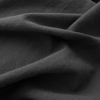 Hotel Soft Microfiber Duvet Cover Set-2000TC Quilt Cover Set & Pillowcases -1 Donna Cover Zipper Closure & 1 x Pillowcases-Breathable Bedding - Wrinkle, Fade, Stain Resistant(Black,King Single)