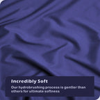 Hotel Soft Microfiber Duvet Cover Set-2000TC Quilt Cover Set & Pillowcases -1 Donna Cover Zipper Closure & 1 x Pillowcases-Breathable Bedding - Wrinkle, Fade, Stain Resistant(Royal blue,Single)