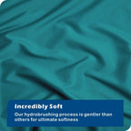 Hotel Soft Microfiber Duvet Cover Set-2000TC Quilt Cover Set & Pillowcases -1 Donna Cover Zipper Closure & 1 x Pillowcases-Breathable Bedding - Wrinkle, Fade, Stain Resistant(Biscay blue,Super King)