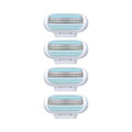 Jiyun Manual Shaving Razor 3 Layer Blade Blue 4 cutter heads