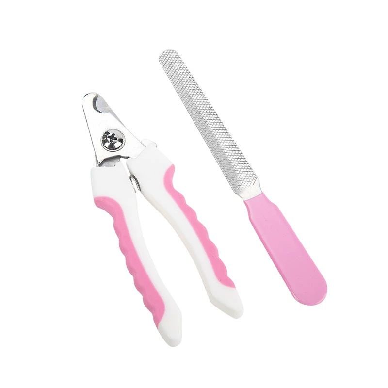 Stainless Steel Pet Nail Clippers for Dogs and Cats Large paper card packaging Blue and Black