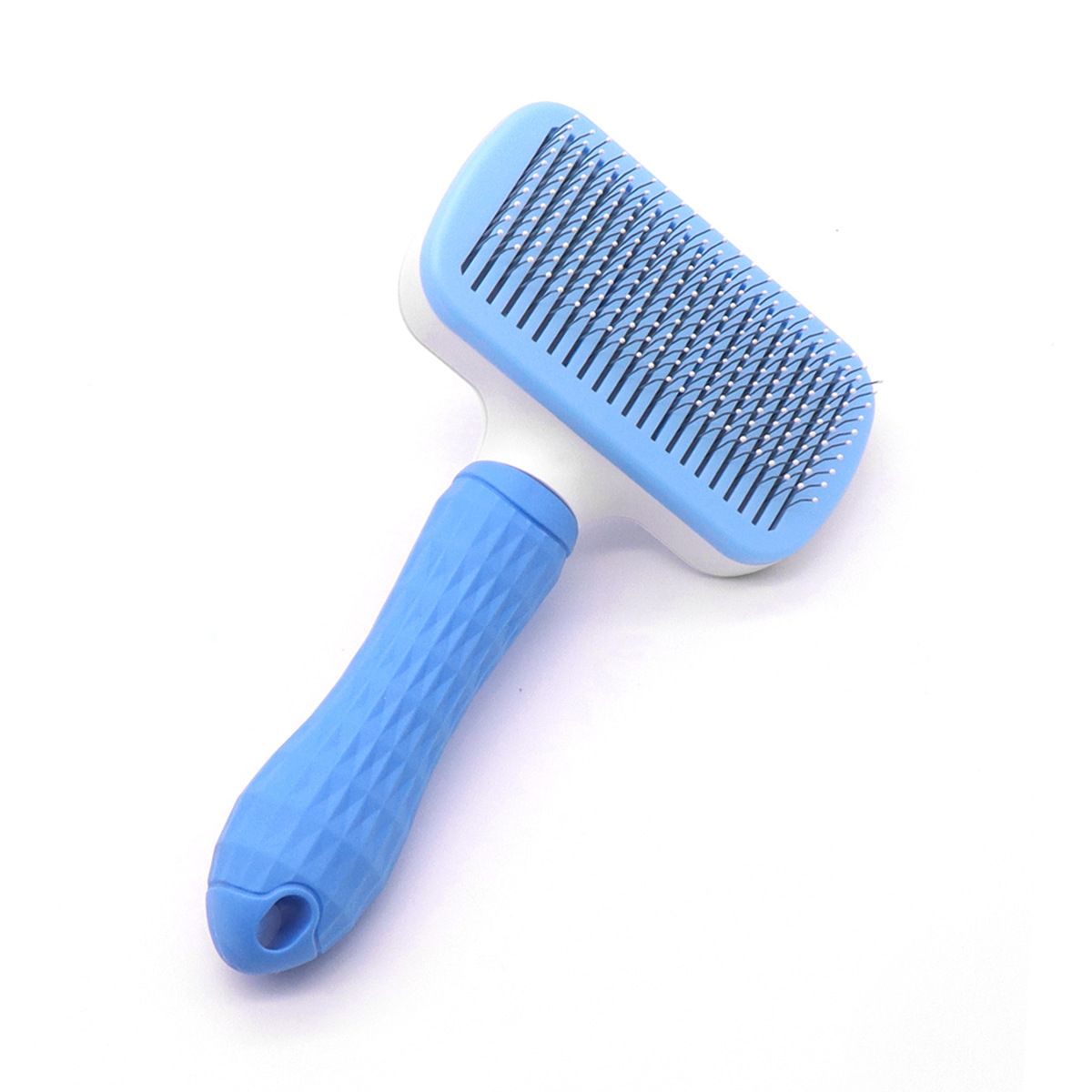 SORADD Pet Comb Stainless Steel Needle Grooming Tool ☛Card packaging Blue