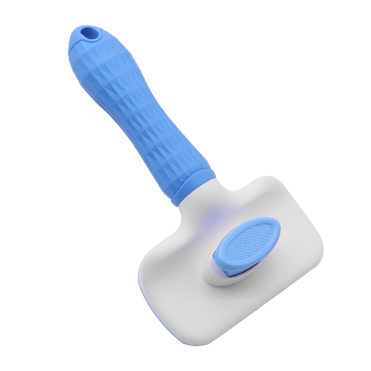 SORADD Pet Comb Stainless Steel Needle Grooming Tool ☛Card packaging Blue
