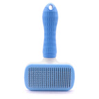 SORADD Pet Comb Stainless Steel Needle Grooming Tool ☛Card packaging Blue