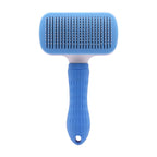 SORADD Pet Comb Stainless Steel Needle Grooming Tool ☛Card packaging Blue