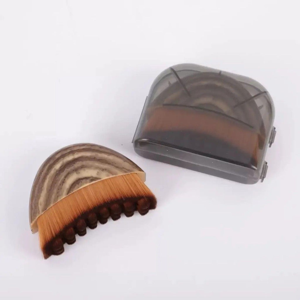 Lymphatic Contour Face Brush Nylon Makeup w/ Cover