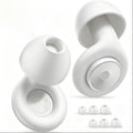 Silicone Earplugs Noise Reduction 28dB Sleep Waterproof New noise canceling earplugs white