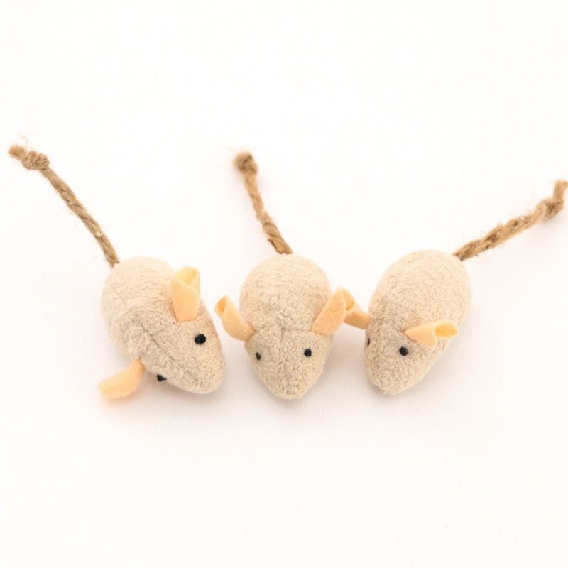 Cat Toy Catnip Mouse Pet Chew Play Blue No specifications