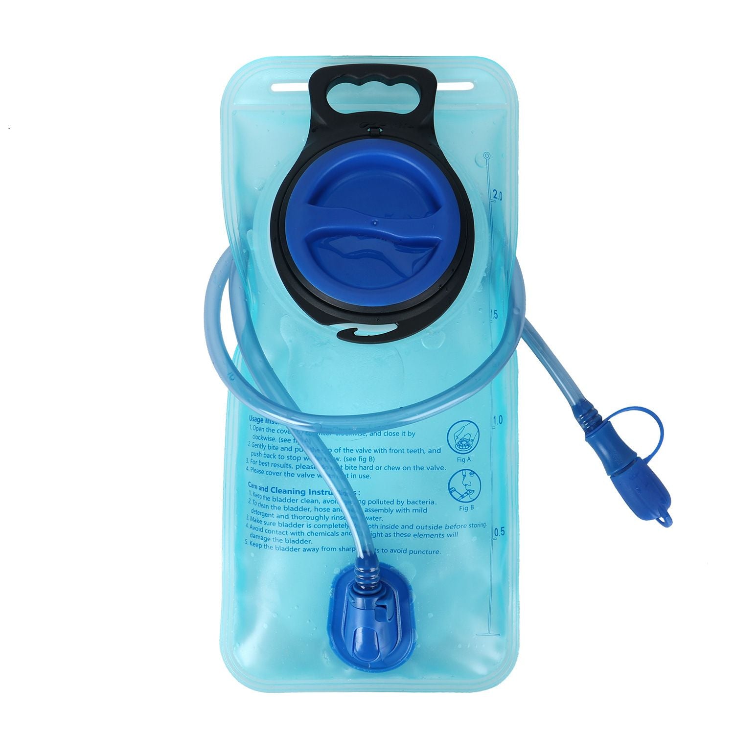 FREEKNIGHT 2L Hydration Bladder for Hiking Cycling White