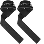Deadlift Wrist Lifting Straps 2Pc Neoprene Cushion Blue