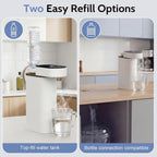 Portable Instant Hot Water Dispenser, 3S Rapid Heating Electric Water Boiler with Adjustable 5 Temperatures, Digital Touch Screen for Home Office Camping Tea, Coffee