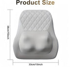 Shiatsu Neck Massager with Heat and Remote,3D Kneading Back Massager, Massage Pillow for Back,Shoulder, Leg for Pain Relief, Gifts for Men Women Mom Dad, at Home Office and Car(Gray)