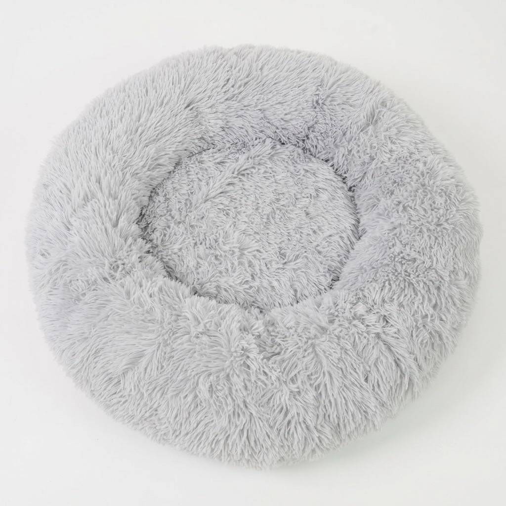 Heated Pet Bed for Cats and Small Dogs, USB-Powered Warmth with 5 Temperature Settings and Timer, Washable Round Cozy Couch for Indoor Comfort (40cm)