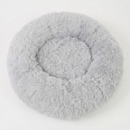 Heated Pet Bed for Cats and Small Dogs, USB-Powered Warmth with 5 Temperature Settings and Timer, Washable Round Cozy Couch for Indoor Comfort (60cm)