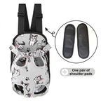 Portable Pet Front Chest Backpack for Small Dogs and Cats – Hands-Free Travel Carrier with Adjustable Straps, Breathable Mesh, and Padded Shoulder Pads for Comfortable Outdoor Adventures (S, RoyalBlue)