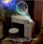 Adjustable Star Projector Lamp with Interchangeable Film Discs – Create a Dreamy Galaxy in Your Room, Perfect for Kids' Astronomy Education, Relaxing Sleep Aid, Romantic Bedroom Decor, and Party Atmosphere Lighting (6pcsCards)
