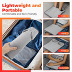 USB-Powered Electric Foot Warmer with 4 Temperature Settings and Timer, Soft Plush Heated Foot Pad for Home Office Travel, Multipurpose Hand Knee Belly Warmer (Grey)