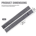 Smart Heated Winter Scarf with USB Power, 3-Temperature Control, Washable Design for Neck Warmth in Office, Home, and Outdoor Camping (Black)