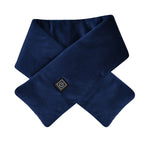 Smart Heated Winter Scarf with USB Power, 3-Temperature Control, Washable Design for Neck Warmth in Office, Home, and Outdoor Camping (Grey)