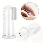 Soft Silicone Pet Finger Toothbrush - Gentle Dental Care for Dogs and Cats, Easy Teeth Cleaning Tool with Recyclable Materials, Perfect for Daily Oral Hygiene