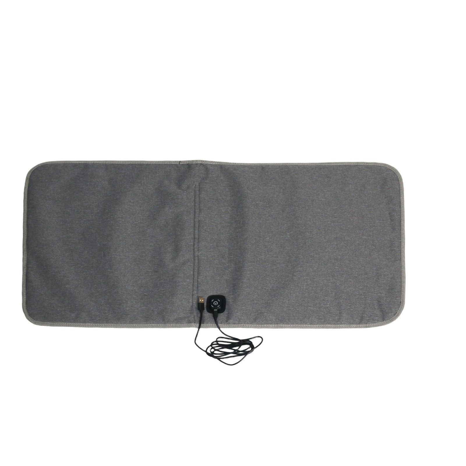 USB-Powered Heated Seat Cushion in Grey Oxford Fabric – Portable Warmth for Office, Car, and Outdoor Camping Chairs, Ideal for Cold Weather Comfort in Autumn and Winter (43×43cm)