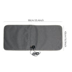 USB-Powered Heated Seat Cushion in Grey Oxford Fabric – Portable Warmth for Office, Car, and Outdoor Camping Chairs, Ideal for Cold Weather Comfort in Autumn and Winter (43×43cm)